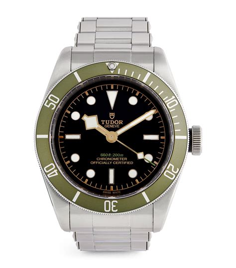 tudor black bay harrods exclusive stainless steel automatic watch 41mm|black bay harrods watches.